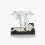 Decorative Ganesha Idol - White