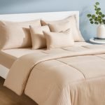 SOMNIA KING COMFORTER-7 PCS SET-BEIGE