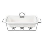 CLASSIQUE CASSEROLE WITH CANDLE STAND - 13.5 "