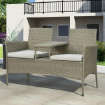 MELAKA MALAYSIAN WICKER OUTDOOR 2 SEATER CHAIR