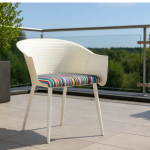 BRIX FIBRE CAFÉ CHAIR - WHITE