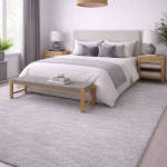 Horizon Solid Shaggy Rug-Grey
