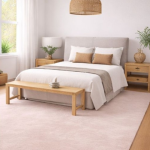 Horizon Solid Shaggy Rug-Brown
