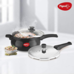 Pigeon Anodised Handi Pressure Cooker - 5Ltr