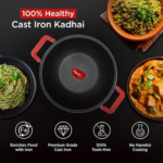 Pigeon Imperi Cast Iron Kadai Dia 260mm